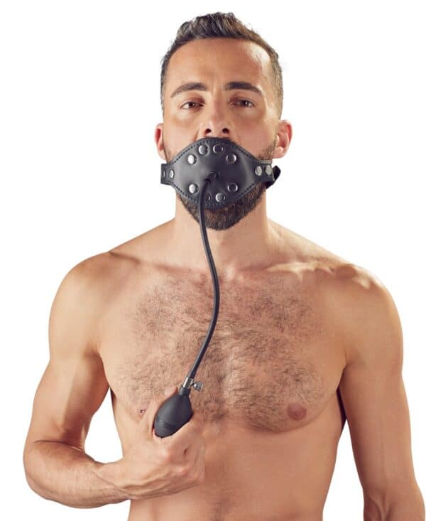 ZADO-Bondage-inflatable-leather-Gag-89551 ZADO-Bondage-inflatable-leather-Gag-89551