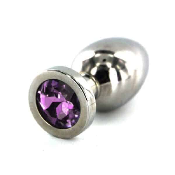 112-TMS-2200-M-PU-stainless-steel-jewel-butt-plug-purple-diamond-medium-size-limassol-sexshop