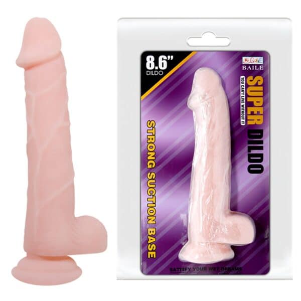 BW-008091N-baile-realistic-super-dildo-with-strong-suction-base-for-anal-penetration