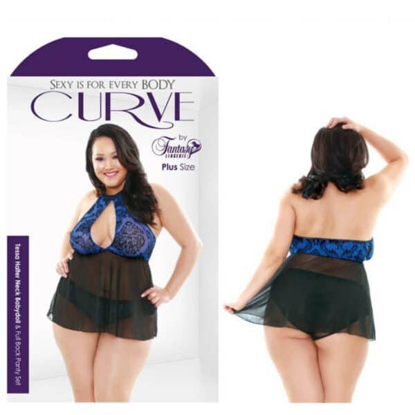 Tessa-Halter-Neck-Babydoll-50356 Tessa-Halter-Neck-Babydoll-50356