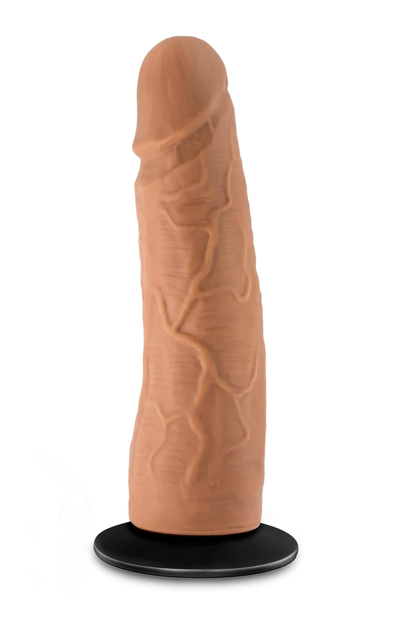 19207-lock-on-dynamite-dildo-with-suction-cup-adapter-mocha-17.7-5-cm-love-shop-cy