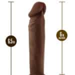 19315-DR_SKIN_Plus_Posable_dildo_Chocolate_16.5_3.8_cm_sex_shop_cyprus