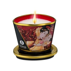 20821-shunga-massage-candle-strawberry-170ml-ek94513-strawberry-sexshop-limassol