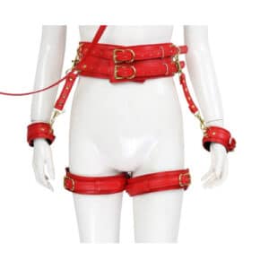 23771-naughty-toys-red-leather-corset-cuffs-hog-tie-restraints-4pcs-set-sex-shop-cyprus