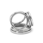 25153-Chrome-triple-Cock-Ring-with-Ball-Divider-2