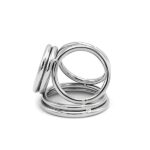 25153-Chrome-triple-Cock-Ring-with-Ball-Divider-3