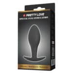 25963-BI-040038N_pretty_love_black_silicone_butt_plug_love_Shop_limassol_anal_stimulation