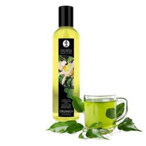 2947-shunga-massage-oil-organic-green-tea-240ml-sexshopcyprus