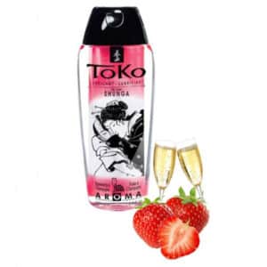 3422-shunga-toko-strawberry-flavored-water-based-lubricant-165ml-sex-shop-limassol