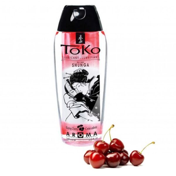 3440-shunga-toko-cherry-flavored-water-based-lubricant-165ml-sexshopcyprus