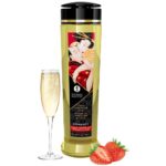 4097-shunga-romance-sparkling-strawberry-wine-massage-oil-240ml-ek94501-strawberry-sexshopcyprus