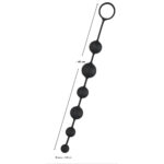 5309-black-velvet-silicone-chain-anal-beads-40cm-loveshop-ayia-napa