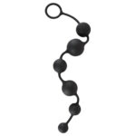 5309-black-velvet-silicone-chain-anal-beads-40cm-sexshop-limassol