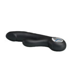 7371-pretty-love-selene-black-silicone-dildo-rabbit-vibrator-limassol-loveshop