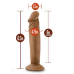 8141-dr-skin-small-6-inch-dildo-mocha-limassol-love-shop