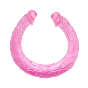 8761-baile-double-dong-jelly-pink-45-cm-sexshop-limassol