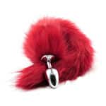 9097-small-size-aluminium-anal-plug-for-beginners-red-fox-tail-love-boutique-limassol