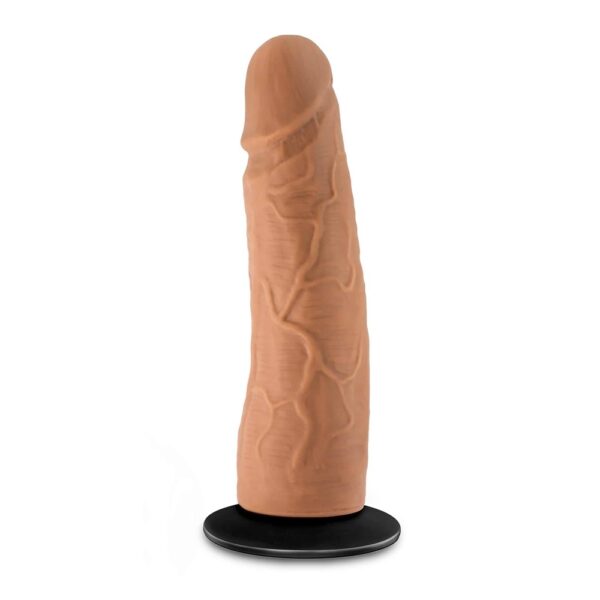 Lock-on-Dynamite-dildo-with-suction-cup-adapter-mocha-17.7-5-cm-LOVESHOP