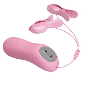 Pink-Romantic-Wave-Vibrating-nipple-clamps-with-Electro-stimulation-84503