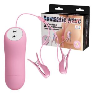 Pink-Romantic-Wave-Vibrating-nipple-clamps-with-Electro-stimulation-84509