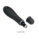 Small-black-vibrating-silicone-Bullet-Solomon-13cm-76927