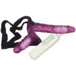 Vibrating-Strap-on-Duo-Purple-62083