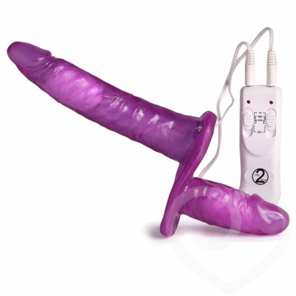 Vibrating-Strap-on-Duo-Purple-62084