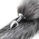 grey-faux-fur-fox-tail-with-metal-butt-plug-small-Cyprus-sex-shop