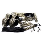 leopard-master-and-slave-bondage-set-with-8-toys-sex-shop-Paphos