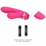 25939-Pretty-Love-WILLOW-clitoral-sucking-Rabbit-Vibrator-MAGENTA-Limassol-sex-shop