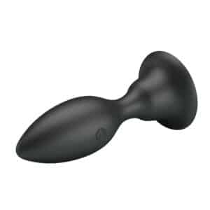 25983-BI-040076-Pretty-Love-Vibrating-Butt-Plug-with-Suction-Base-BLACK-sex-shop-Larnaca