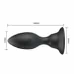 25983-BI-040076-Pretty-Love-Vibrating-Butt-Plug-with-Suction-Base-BLACK-sex-shop-Yermasoyia