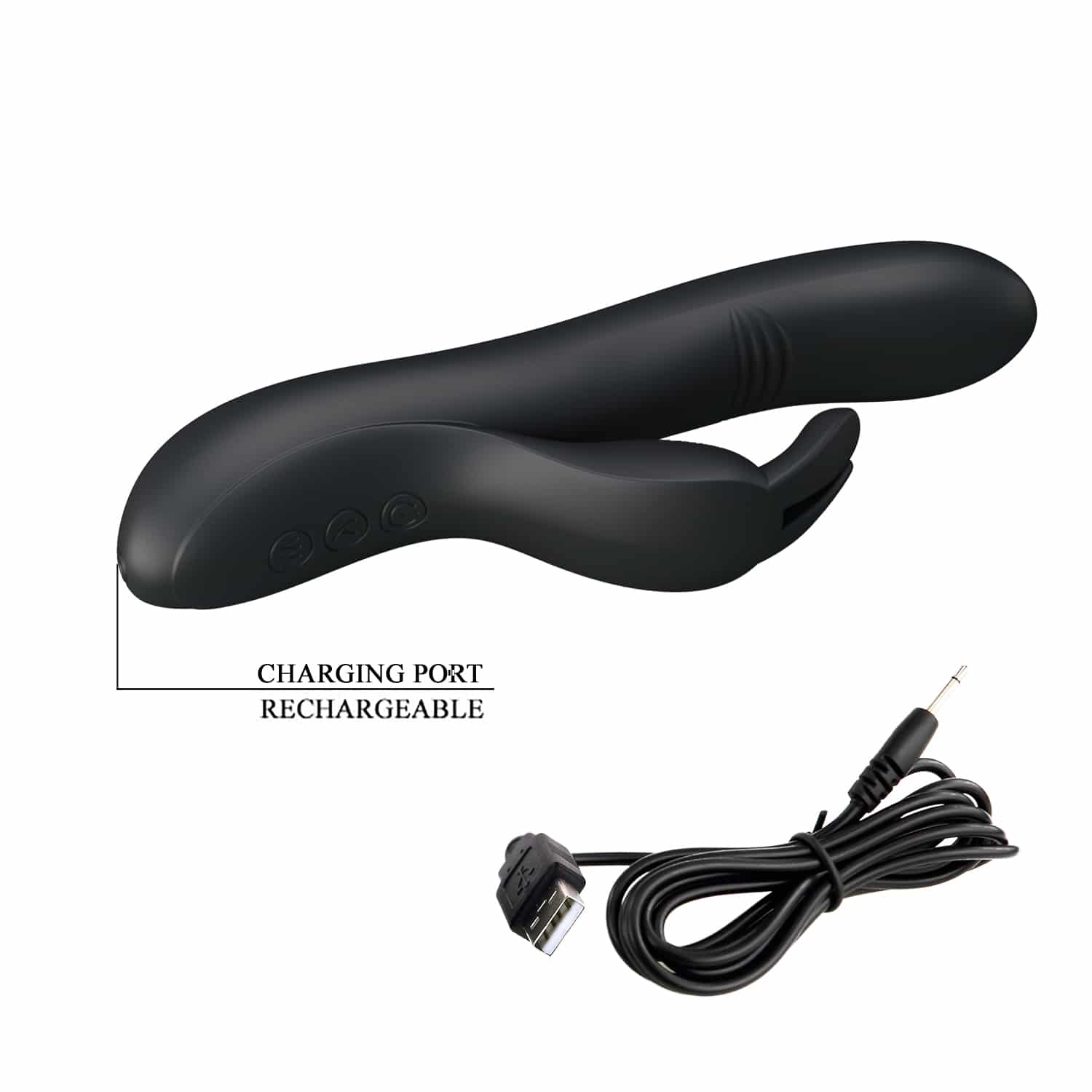 26045-BW-068002-1_Pretty_Love_Dylan_rabbit_vibrator_black_Sex-Shop-Limassol