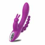 26261-TRIPLE-CANDY-Rabbit-vibrator-with-anal-beaded-silicone-tail-Sex-Shop-Paphos