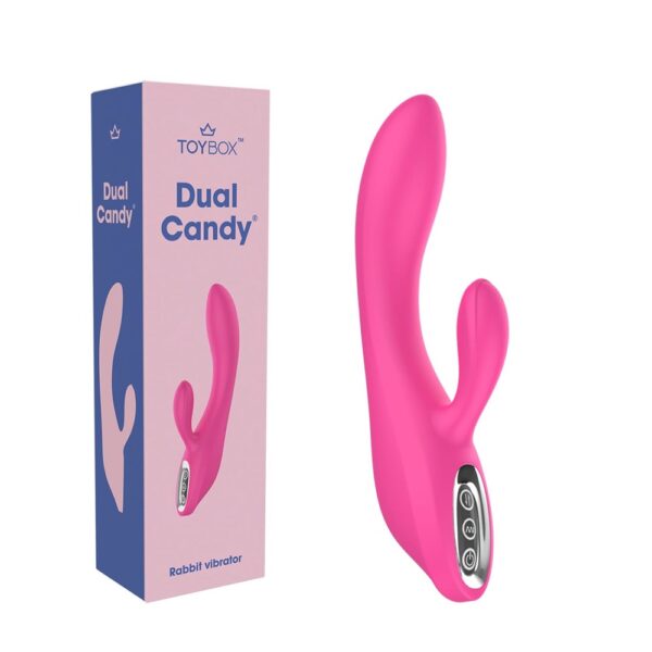 TOYBOX-Dual-Candy-Soft-and-flexible-silicone-Rabbit-vibrator-sex-shop-Kibris