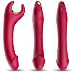 18125-TOYBOX-DINO-Rotating-silicone-dildo-vibrator-red-Limassol-sex-shop