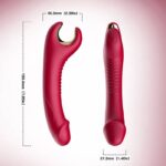 18125-TOYBOX-DINO-Rotating-silicone-dildo-vibrator-red-sex-shop-Limassol