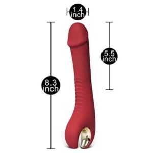 18125-TOYBOX-DINO-Rotating-silicone-dildo-vibrator-red-sex-shop-Pafos