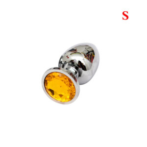 25215-SMALL-Naughty-Toys-metal-Butt-Plug-YELLOW-7-X-2.8-cm-LOVESHOP