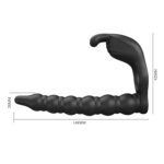 26039-BI-210327-PRETTY-LOVE-BLACKNEY-vibrating-penis-ring-with-plug-sex-shop-Larnaca