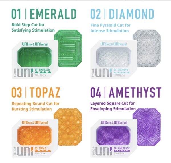 TENGA-UNI-EMERALD-SLEEVE-TENGA-UNI-DIAMOND-SLEEVE-Agia-Napa-sex-shop TENGA-UNI-EMERALD-SLEEVE-TENGA-UNI-DIAMOND-SLEEVE-Agia-Napa-sex-shop