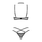 25675-Obsessive-Donarella-Half-Bra-Crotchless-Thong-and-Choker-BLACK-6756-sexshop-Lemesos