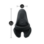 26521-Remote-Control-Black-Color-Silicone-Vibrating-Cock-Ring-with-Balls-Holder-MM-005-Love-Shop-Limassol