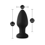 26525-10-Speed-Black-Vibrating-Rotating-Light-Up-Anal-Plug-with-Remote-Control-BY17-91-Limassol-sex-shop