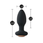 26533-7-Speed-Remote-Control-Black-Silicone-Vibrating-Anal-Plug-SC229D01-Limassol-sex-shop