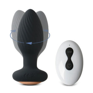 26533-7-Speed-Remote-Control-Black-Silicone-Vibrating-Anal-Plug-SC229D01-sexshop-Limassol