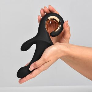 GOLD_FINGER-toybox-gold-finger-rabbit-vibrator-black-sexshop-Kibris