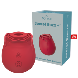 TOYBOX secret red rosa plus air wave clitoral suction stimulator LOVESHOP CY