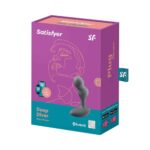 16193-Satisfyer-Deep-Diver-App-control-Grey-Black-vibrator-sexshop-Limassol