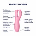 16889-satisfyer-threesome-4-contact-vibrator-for-the-stimulation-of-the-clitoris-and-labia-pink-sex-shop-Limassol